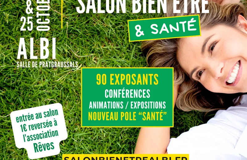 Affiche du Salon Bien-être et Santé à Albi, 24 et 25 octobre 2026