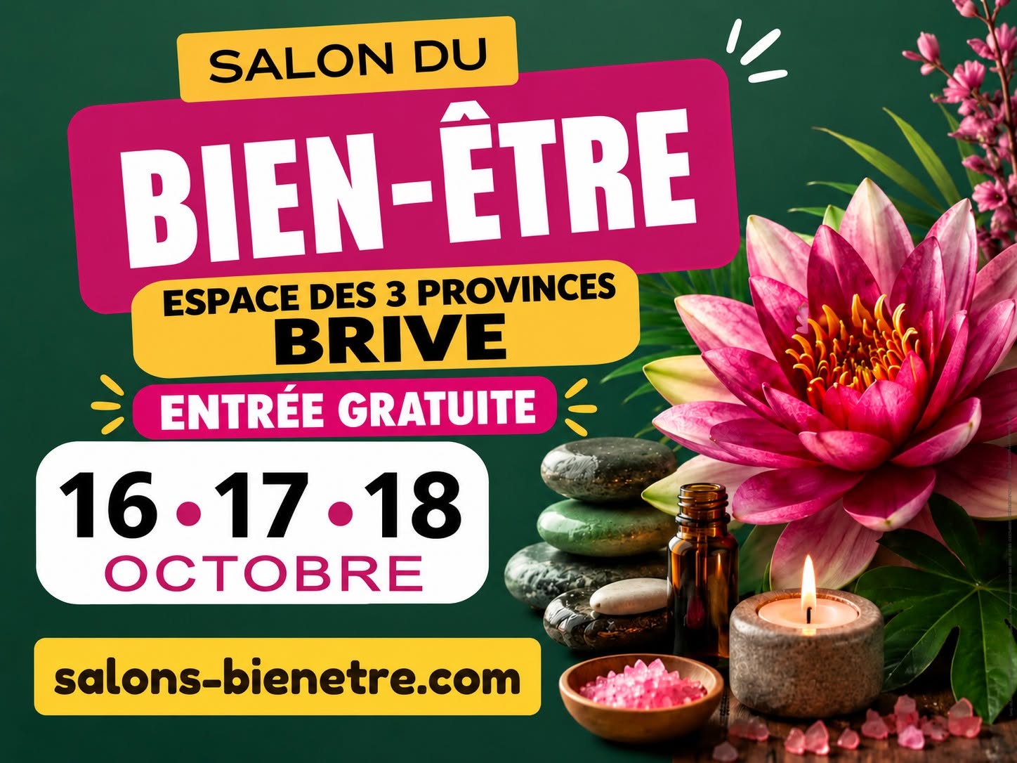 Visuel du Salon du Bien-Être de Brive-la-Gaillarde, octobre 2026